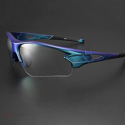Okulary rowerowe Rockbros 10069 UV400 - niebieskie