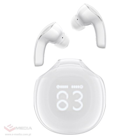 Słuchawki bezprzewodowe Acefast T9 Bluetooth 5.3 douszne - białe