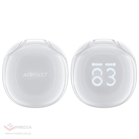 Słuchawki bezprzewodowe Acefast T9 Bluetooth 5.3 douszne - białe