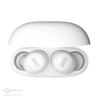 Słuchawki bezprzewodowe QCY HT07 ArcBuds TWS dokanałowe Bluetooth 5.2 - białe