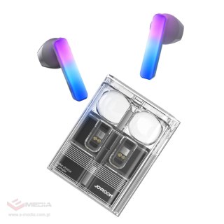 Słuchawki bezprzewodowe TWS Joyroom JR-TC1 IceLens Series ze światłami LED - czarne