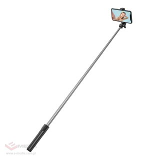 Wozinsky Selfie stick WHS1Y teleskopowy tripod 1m z uchwytem na telefon - czarny