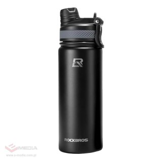 Bidon termiczny Rockbros 35210029001 rowerowy na napoje 550 ml - czarny