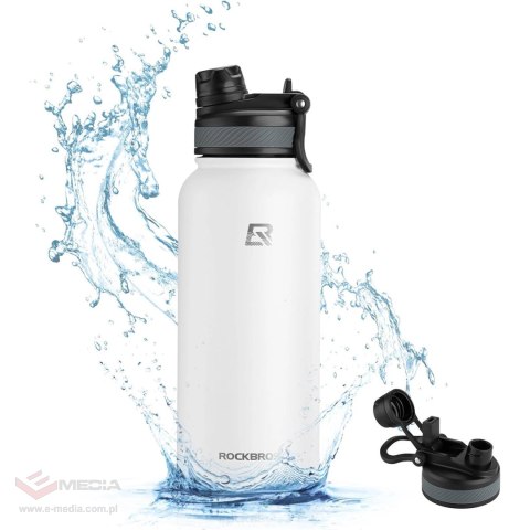 Bidon termiczny Rockbros 35210029005 rowerowy na napoje 550 ml - biały