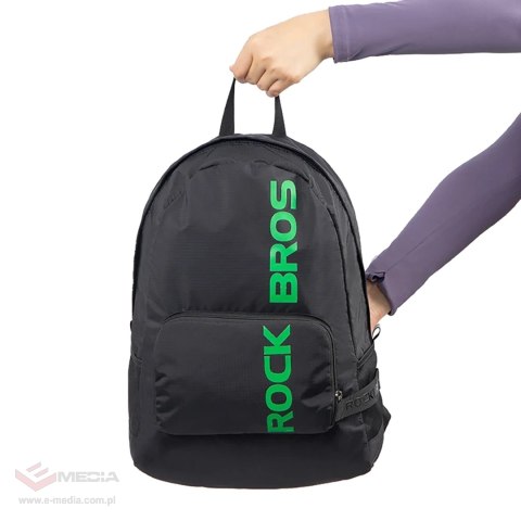 Plecak Rockbros H10-BK sportowy składany 18 l - czarny