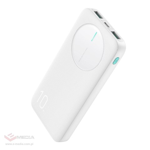 Powerbank Joyroom JR-PBF12 10000mAh 2.4A 2x USB-A 1x USB-C - biały