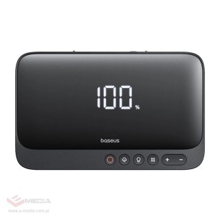 Jump starter Baseus Super Energy BS-CH013 4w1 600A z latarką / powerbankiem 6000mAh / kompresorem - czarny