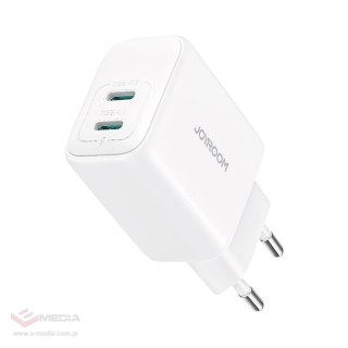 Ładowarka Joyroom JR-TCF12 sieciowa 2x USB-C 20W PD / QC 3.0 - biała