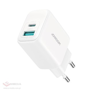 Ładowarka Joyroom JR-TCF21 sieciowa USB-C / USB-A 20W PD / QC 3.0 - biała
