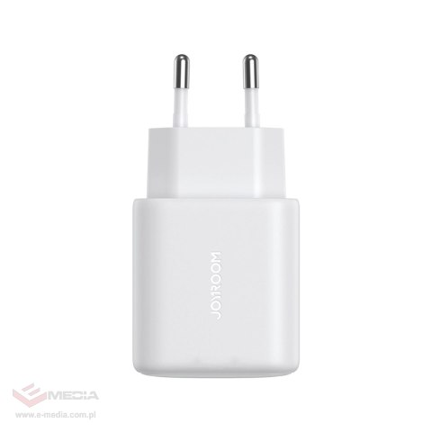 Ładowarka Joyroom JR-TCF24 sieciowa USB-C PD 30W QC SFC - biała + kabel USB-C 1m