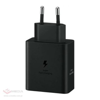 Ładowarka Samsung Power Adapter Duo EP-T5020XBEGEU sieciowa 2x USB-C 50W - czarna