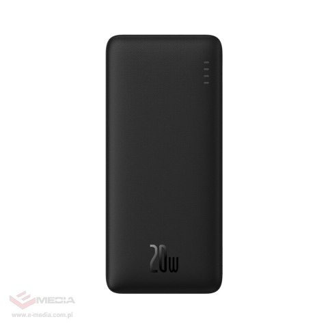 Powerbank Baseus Airpow Fast Charge 20W 30000mAh z kablem USB-C - USB-C 30cm - czarny