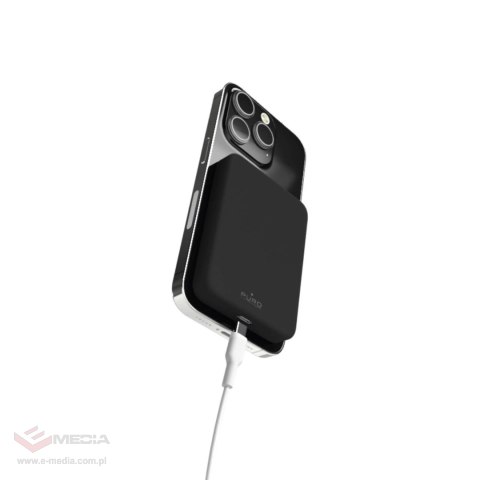 Powerbank Puro Mini Power Mag 4200mAh z MagSafe USB-C - czarny
