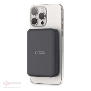 Powerbank Tech-Protect LifeMag PB11 z MagSafe 10000mAh 15W port USB-C - czarny + kabel USB-C