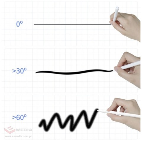 Rysik Tech-Protect Digital Magnetic Stylus Pen 2 magnetyczny do tabletu iPad - biały