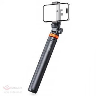 Selfie stick Tech-Protect L03S Bluetooth z pilotem, tripodem do 148cm i głowicą 180 - biały