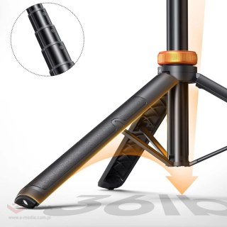 Selfie stick Tech-Protect L03S Bluetooth z pilotem, tripodem do 148cm i głowicą 180 - czarny