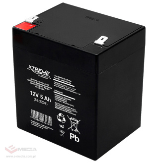 Akumulator żelowy 12V 5Ah XTREME