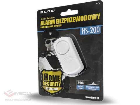 Alarm bezprzewodowy na szyby