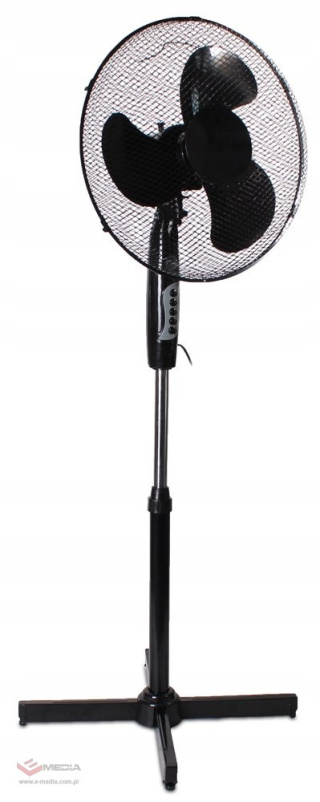 Wentylator/ wiatrak stojący W-001 Czarny