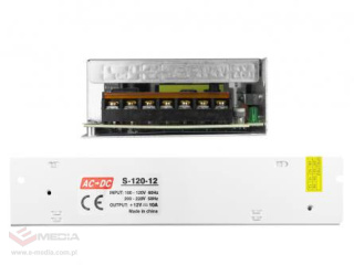 Zasilacz LED modułowy 2- kanałowy, 12 V/120 W.