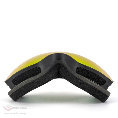 Gogle narciarskie Qunature Black dziecięce (rozmiar M/L) - czarne