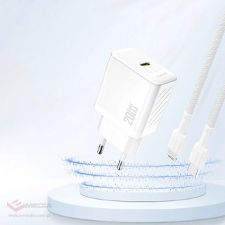 Ładowarka Dudao A26 PD20W GaN USB-C - biała