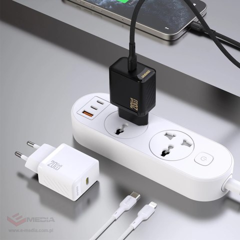 Ładowarka Dudao A26 PD20W GaN USB-C - biała