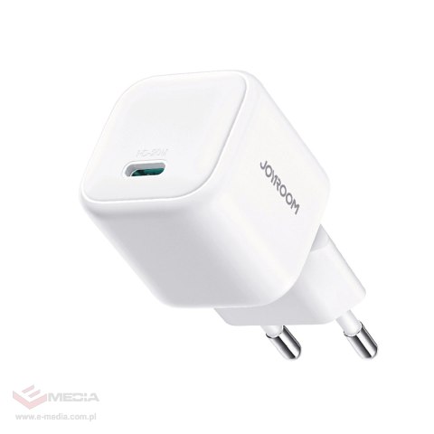 Ładowarka sieciowa Joyroom JR-TCG08 GaN 20W Power Delivery - biała