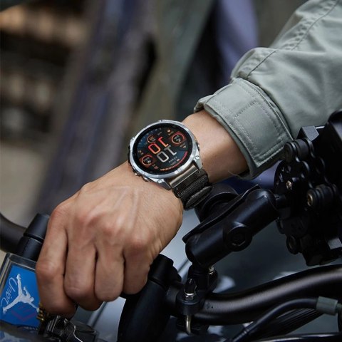 Pasek Tech-Protect Nylon na Garmin Fenix 51 mm - czarne