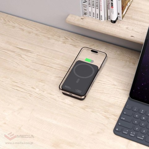 Powerbank Tech-Protect PB12 LifeMag MagSafe 20000MAH - czarne