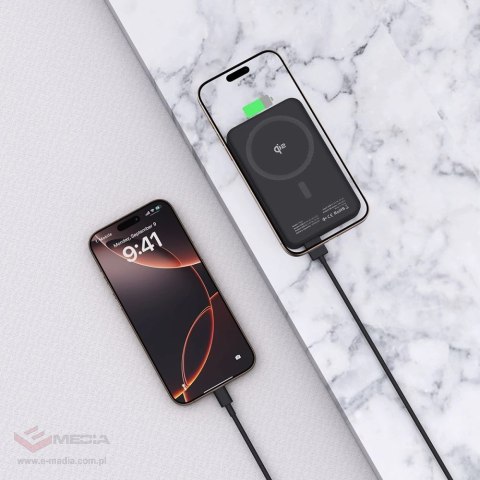Powerbank Tech-Protect PB24 LifeMag QI2 MagSafe 10000 mAh - czarny