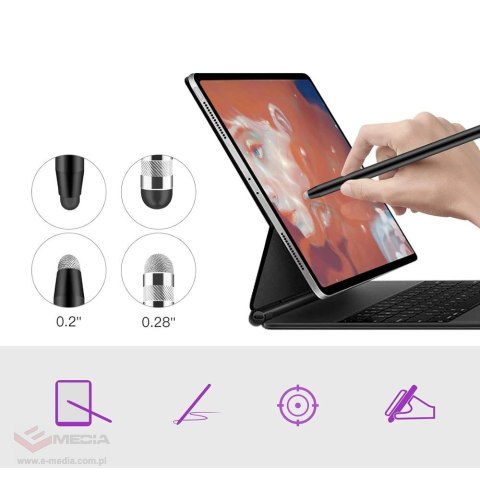 Rysik pasywny Tech-Protect USP100 4-TIP Touch Stylus - fioletowy