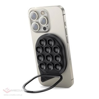 Uchwyt na smartfona z podstawką i przyssawkami Joyroom JR-ZS418 z MagSafe - czarny