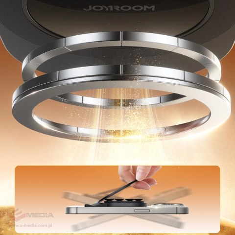 Uchwyt na smartfona z podstawką i przyssawkami Joyroom JR-ZS418 z MagSafe - czarny
