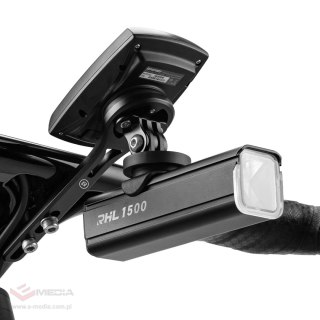 Uchwyt rowerowy Rockbros do Garmin / GoPro - czarny
