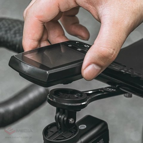 Uchwyt rowerowy Rockbros do Garmin / GoPro - czarny