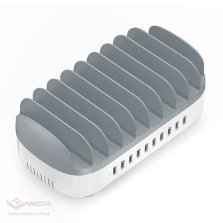 Inteligentna stacja ładowania Orico DUK-10P-V1 10 x USB-A - biała