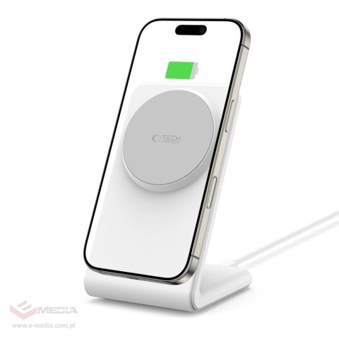 Ładowarka bezprzewodowa Tech-Protect QI15W-A38 MagSafe - biała