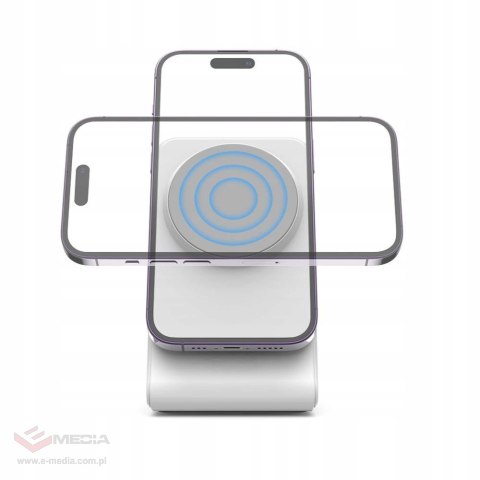 Ładowarka bezprzewodowa Tech-Protect QI15W-A38 MagSafe - biała