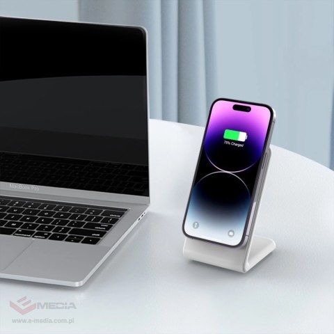 Ładowarka bezprzewodowa Tech-Protect QI15W-A38 MagSafe - biała