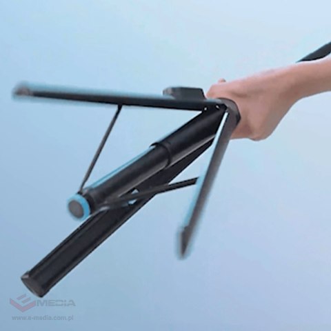Premium selfie stick Wozinsky WRZP1 z automatycznie rozkładanymi nóżkami, funkcja statywu, 1,7m - czarny