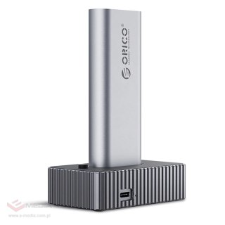 Stacja dokująca Orico IT18C3 na dysk M.2 NVMe/SATA - szara