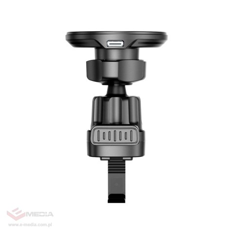 Uchwyt Joyroom JR-ZS412 z ładowarką Qi2 15W, samochodowy, na kratkę nawiewu - czarny