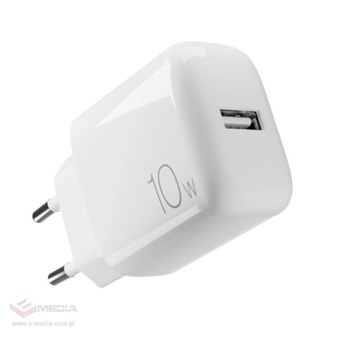 Ładowarka sieciowa Puro PROLITE 10W USB-A - biała