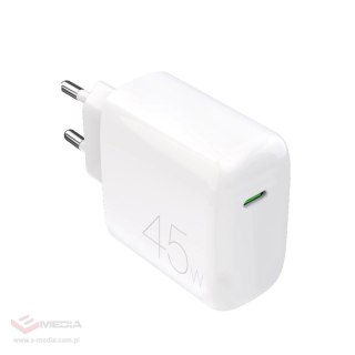 Ładowarka sieciowa Puro PROLITE 45W USB-C - biała
