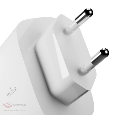 Ładowarka sieciowa Puro PROLITE 45W USB-C - biała
