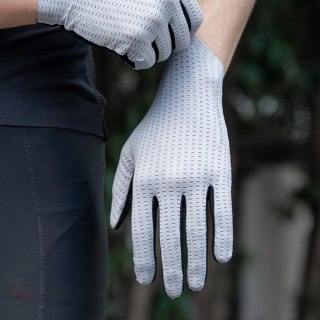 Rękawiczki rowerowe Rockbros oddychające, pełne, rozmiar: XL - szare