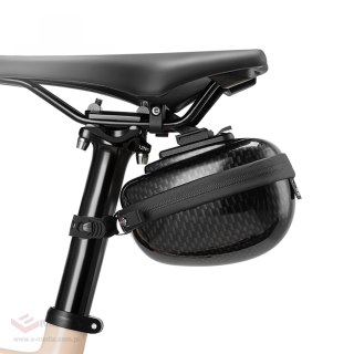 Torba podsiodłowa Rockbros sztywna, hard shell, kompaktowa, pojemność 0,4l - wzór carbon