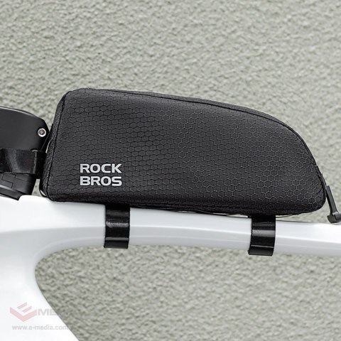 Torba rowerowa Rockbros na ramę na rurę górną 0,9l - czarna